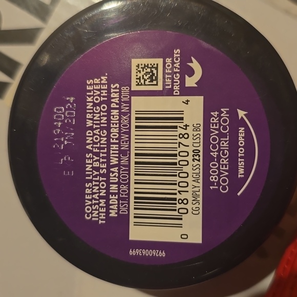 COVERGIRL + OLAY SIMPLY AGELESS FOUNDATION  #230 CLASSIC BEIGE BUNDLE OF 2 - Picture 8 of 8